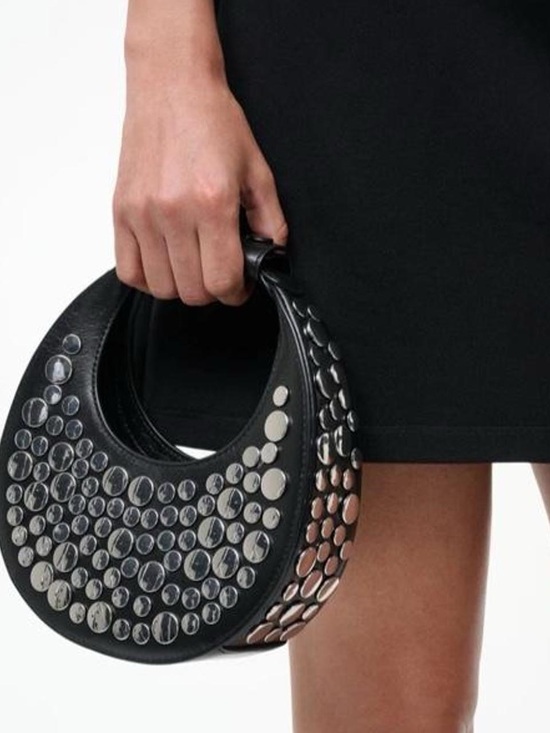 STAUD Handbags - STAUD Goodnight Moon Rivets Bag